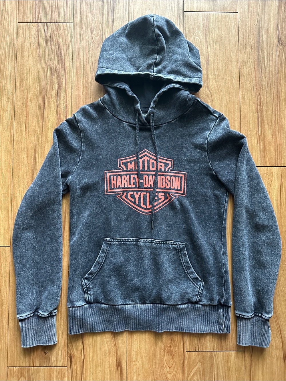 Harley-Davidson Women’s Custom Vintage Wash Pullover Hoodie Size XS - Picture 2 of 6